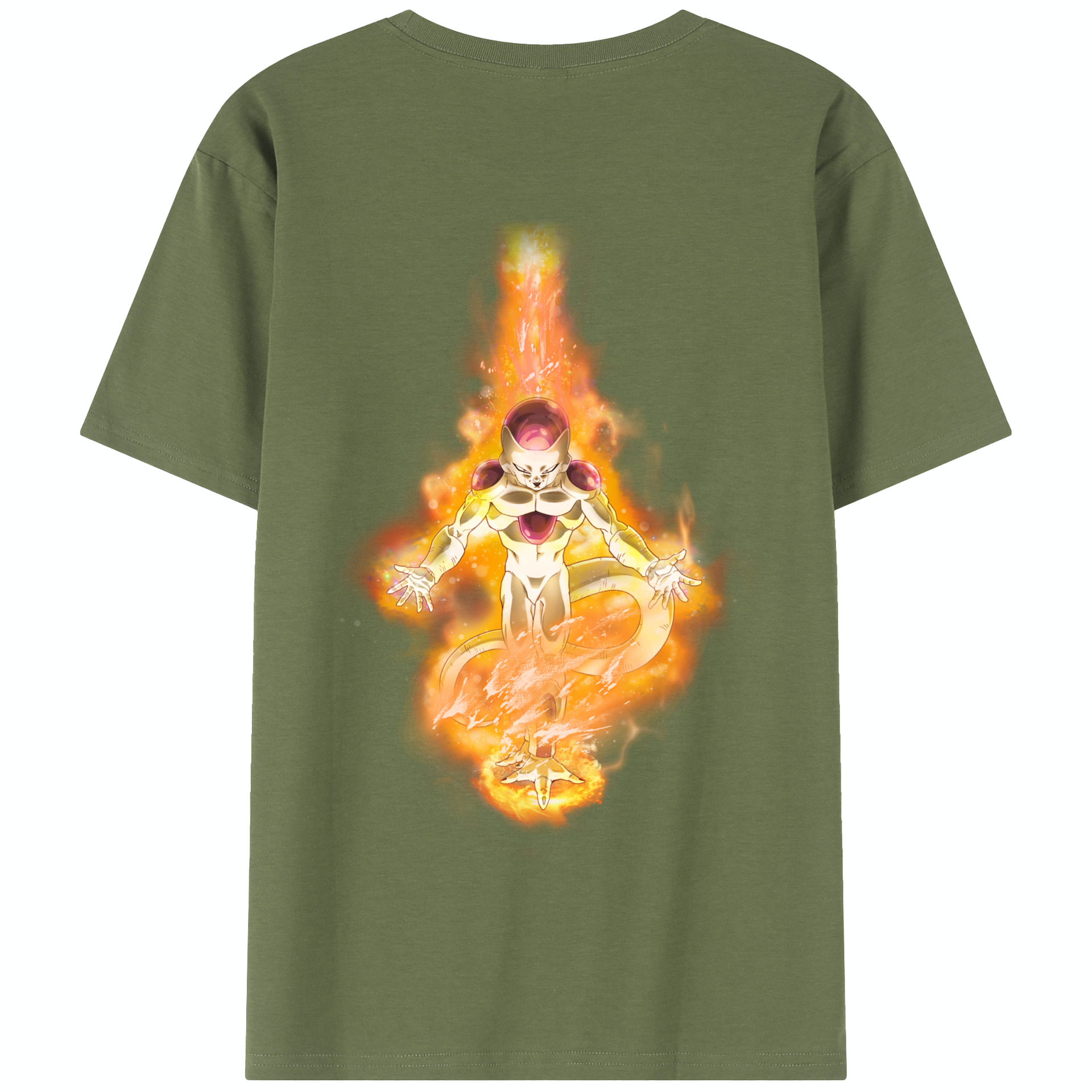 （画像用） ドラゴンボール フリーザ DRAGON BALL Frieza 綿100％半袖Tシャツ（背面プリント）
